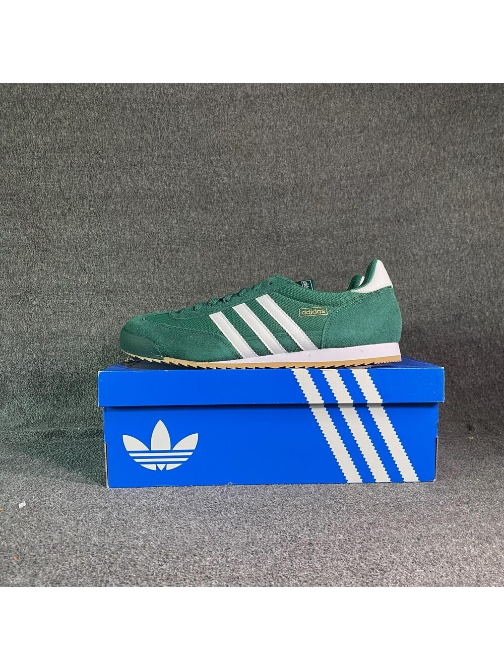 Adidas R71 Collegiate Green Cloud White Mens Size 13 Gum Sole Sneakers IH1326 - Picture 3 of 8